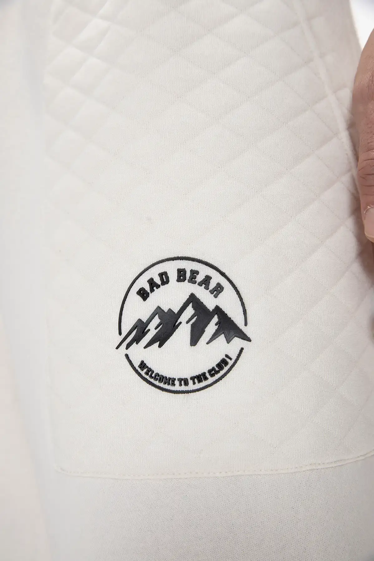 BAD BEAR GRASS SWEATPANTS Erkek Beyaz Eşofman Alt