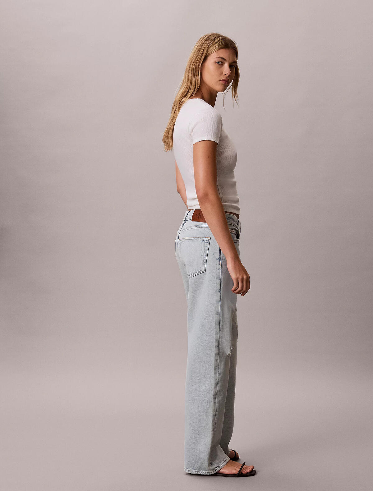 Calvin Klein 90s STRAIGHT DANTE D, SBC Kadın Mavi Jean