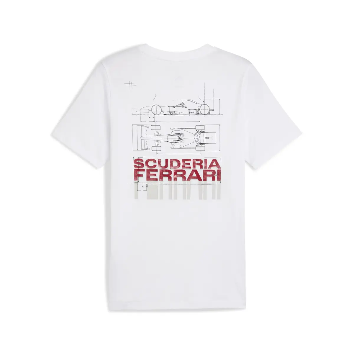 Puma Ferrari Sportswear Car G Tee Beyaz Erkek T-Shirt