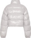 Calvin Klein SHINE CROP PUFFER JACKET Gri Kadın Mont Calvin Klein SHINE CROP PUFFER JACKET Gri Kadın Mont