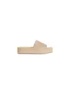 Calvin Klein FLATF ESPA MULE NUB Kahverengi Kadın Espadril Platform Terlik