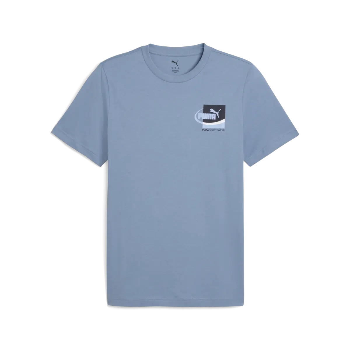 Puma GRAPHIC Tee Mavi Erkek T-Shirt
