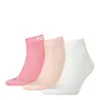 Puma Quarter-V 3P chintz rose   white Unisex Çorap