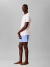 Calvin Klein S/S CREW POPLIN BOXER Mavi Erkek Pijama Takımı
