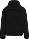 Calvin Klein SHERPA HALF ZIP HOOD Erkek Siyah Hoodie