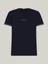 Tommy Hilfiger TOMMY LOGO TIPPED TE, DW5 Siyah Erkek T-Shirt & Polo