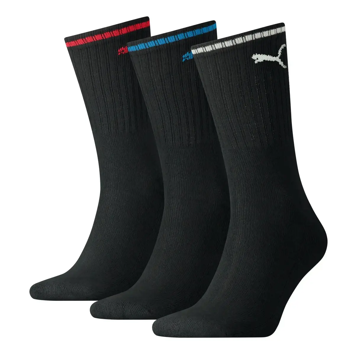 PUMA SPORT CREW STRIPE 3P Siyah Unisex Çorap