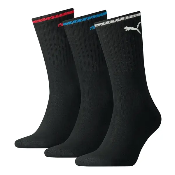 PUMA SPORT CREW STRIPE 3P Siyah Unisex Çorap