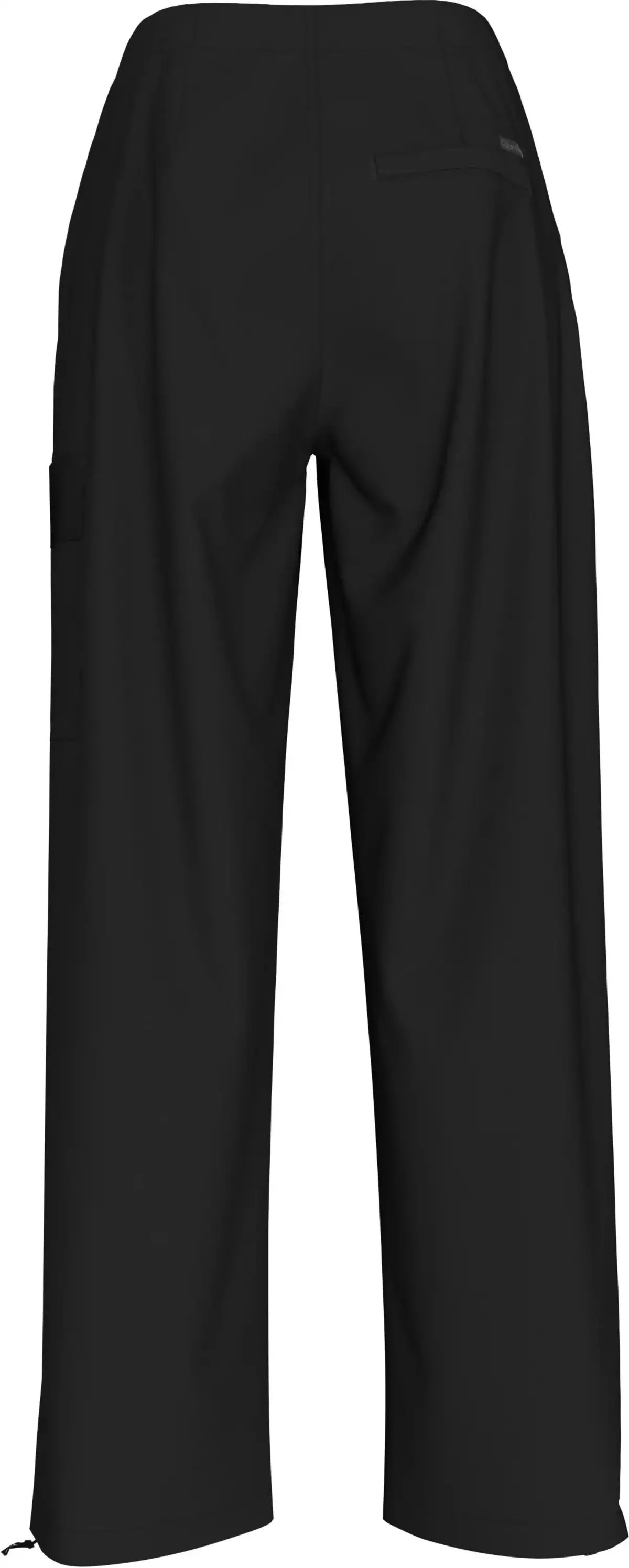 Calvin Klein BRUSHED COTTON CARGO Kadın Siyah Pantolon