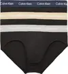 Calvin Klein HIP BRIEF 3PK Erkek Siyah Slip Set