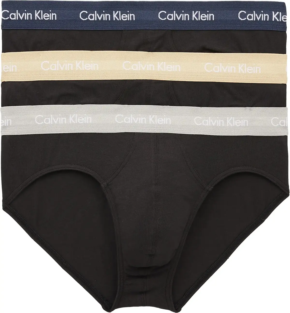 Calvin Klein HIP BRIEF 3PK Erkek Siyah Slip Set
