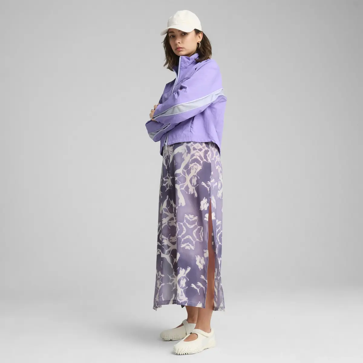 PUMA DARE TO Zip-Off Jacket Mor Kadın Ceket