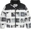 Calvin Klein AOP POLAROID PUFFER Erkek Siyah Şişme Mont
