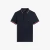 Tommy Hilfiger TIPPED SLIM FIT POLO, DW5 Siyah Erkek T-Shirt & Polo