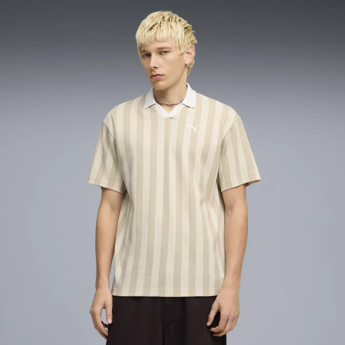 Puma CLASS Pinnacle Tee Bej Erkek T-Shirt & Polo