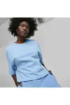 Puma Classıcs Oversized Tee Mavi Kadın Tişört