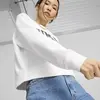 Puma SQUAD Crew TR Beyaz Kadın Sweatshirt