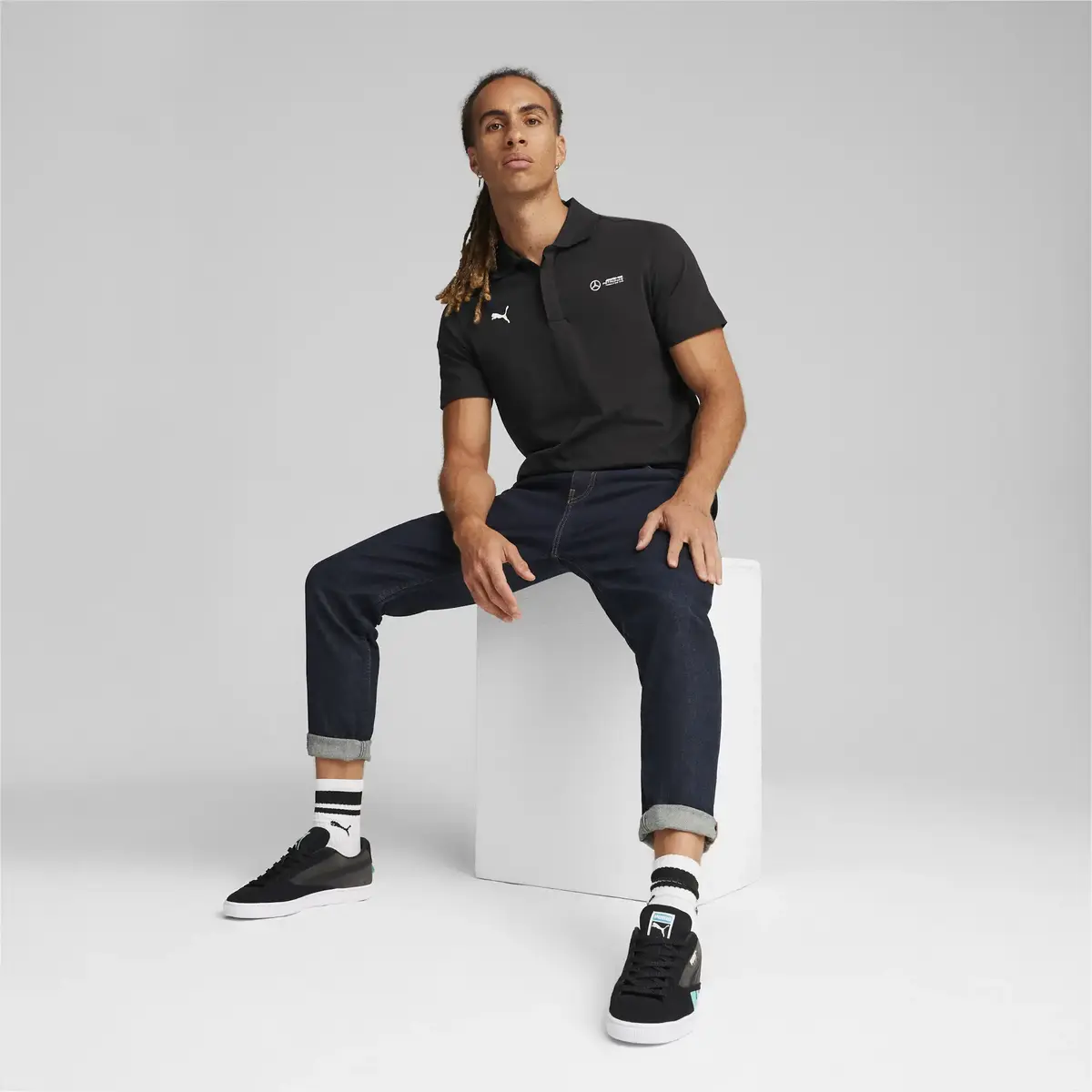 Puma MAPF1 ESS Polo Siyah Erkek Polo T-Shirt