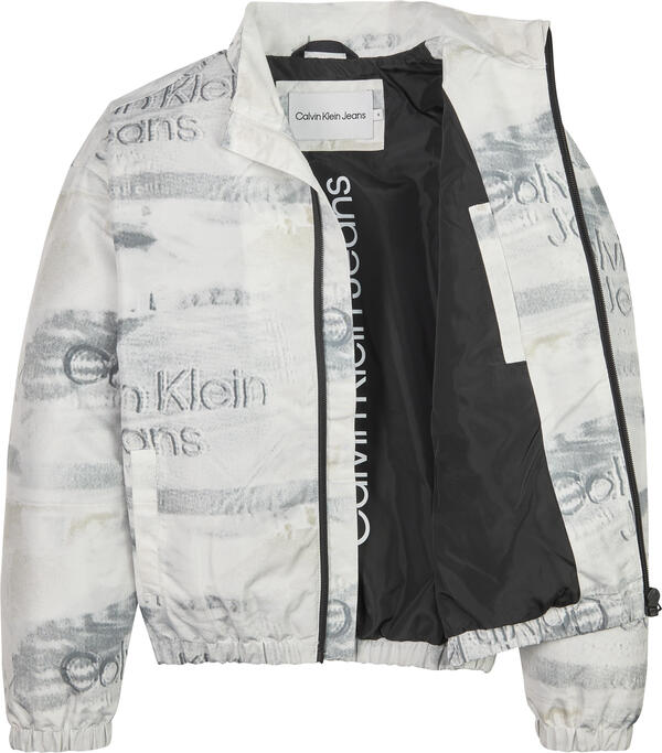 Calvin Klein AOP TV PRINT WINDBRE Erkek Mavi Mont