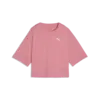 Puma WARDROBE ESS Oversized Tee Pembe Kadın T-Shirt