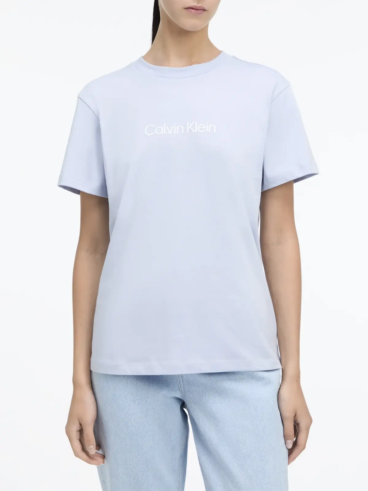 Calvin Klein HERO LOGO REGULAR T-, DWE Mavi Kadın T-Shirt & Polo