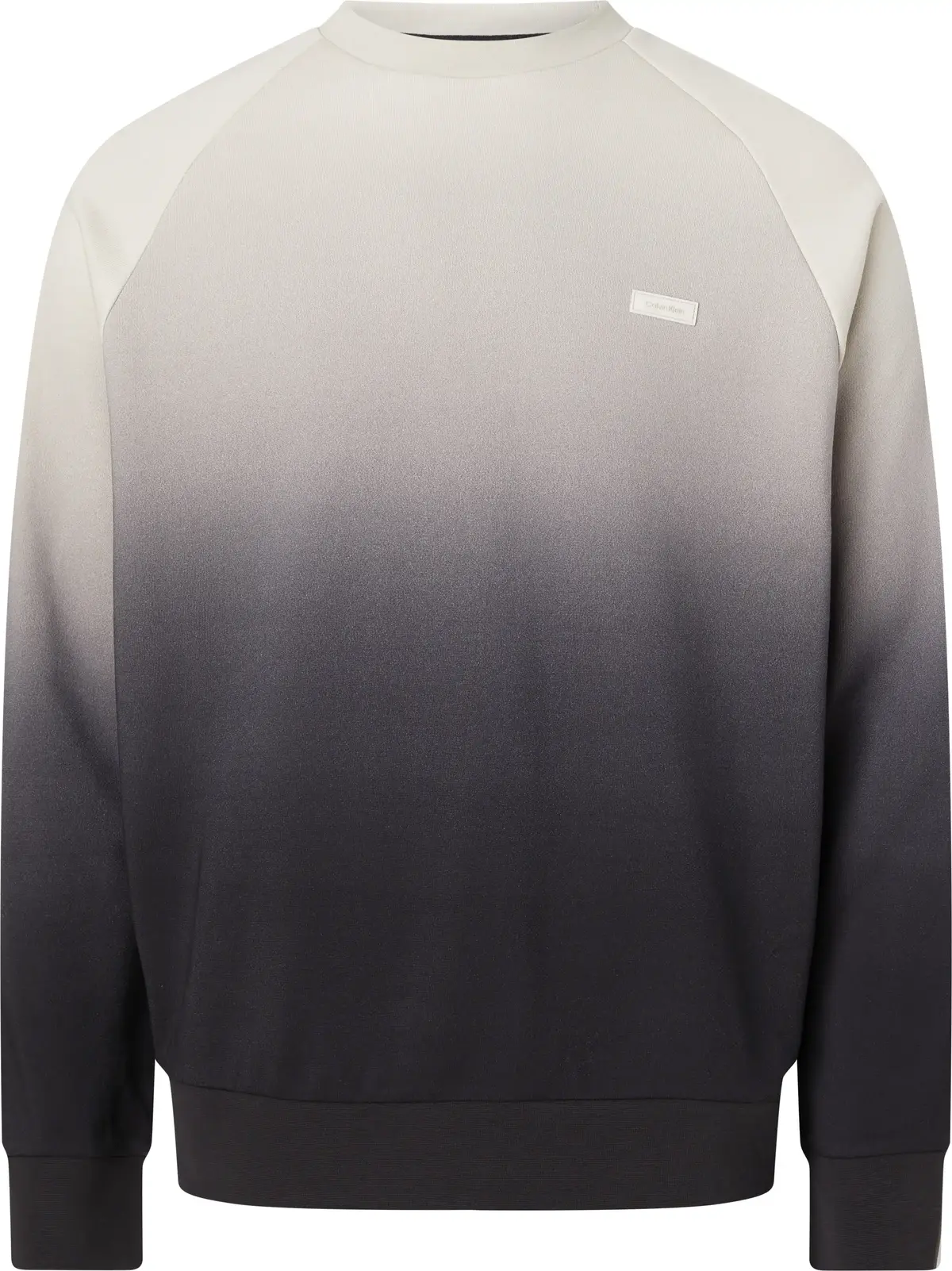 Calvin Klein OMBRE TERRY SWEATSHI Erkek Bej Sweatshirt
