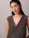 Doubleface V Neck Mi, PD0