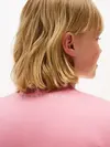 Tommy Hilfiger Branded Puffer Pembe Kız Çocuk Yelek