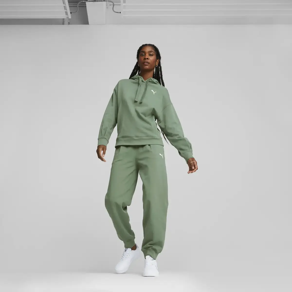 Puma HER Hoodie TR Yeşil Kadın Hoodie