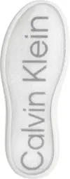 Calvin Klein LOW TOP LACE UP LTH, 0K9 Beyaz Erkek Günlük Spor Ayakkabı
