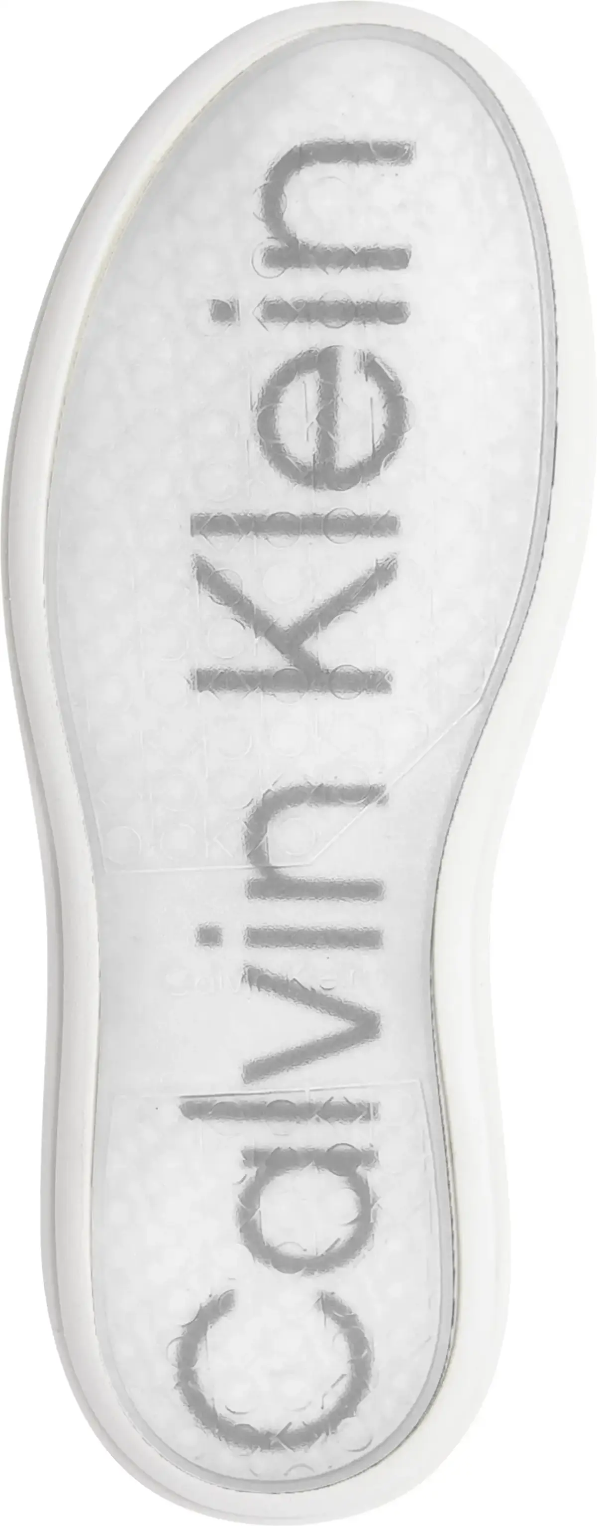 Calvin Klein LOW TOP LACE UP LTH, 0K9 Beyaz Erkek Günlük Spor Ayakkabı