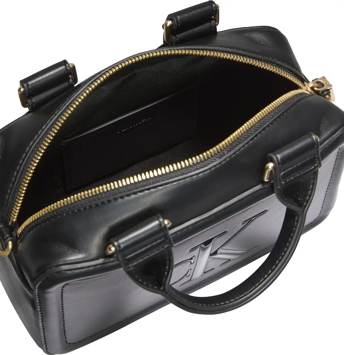 Calvin Klein BOLD CK ELONGATED MINI TOTE Kadın Siyah El Çanta