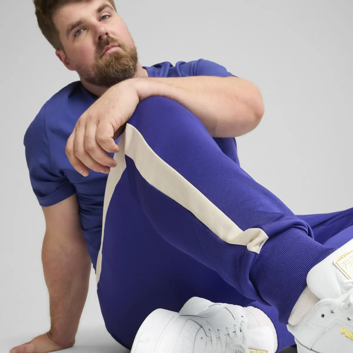 Puma T7 ICONIC Track Pants Mor Erkek Eşofman Altı