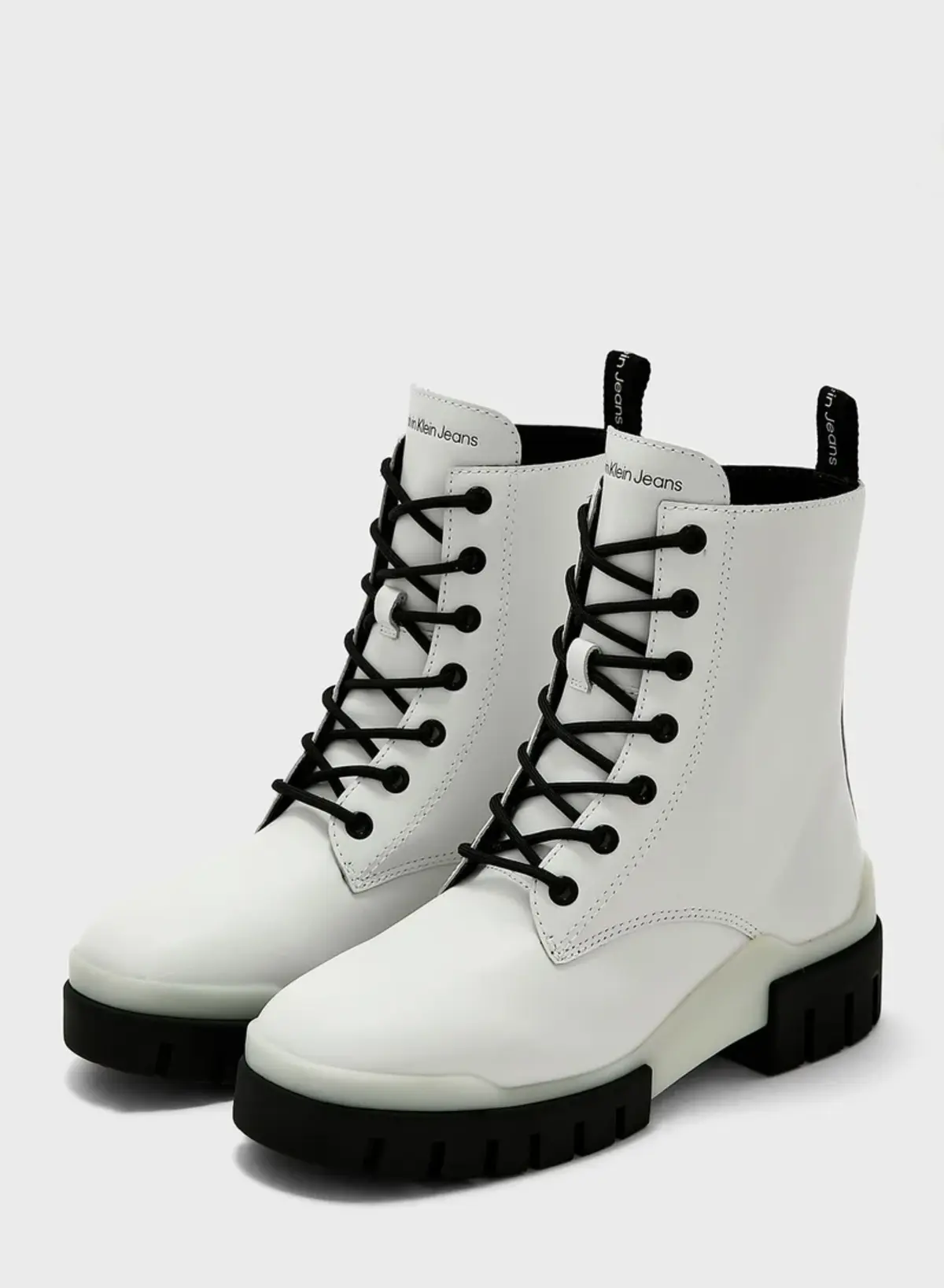 Calvin Klein COMBAT MID LACEUP TR Kadın Beyaz Bot