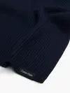 Calvin Klein CLASSIC COTTON RIB K Erkek Siyah Atkı