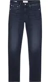 Calvin Klein SKINNY Erkek mavi Kot Pantolon
