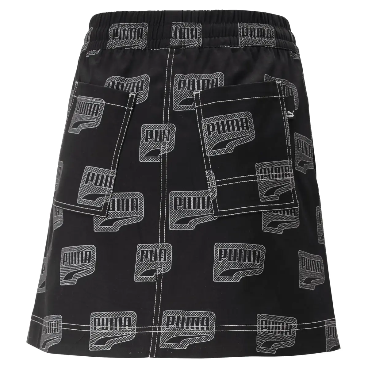 Puma Downtown Aop Mini Skirt Siyah Kadın Mini Etek