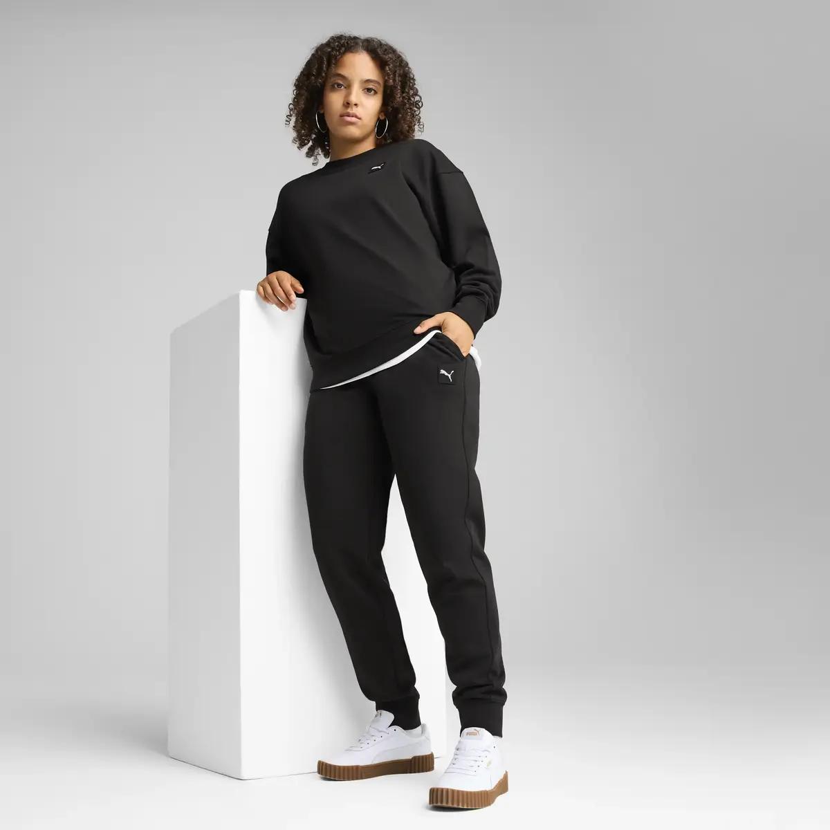 Puma ESS ELEVATED Sweatpants Siyah Unisex Eşofman Altı