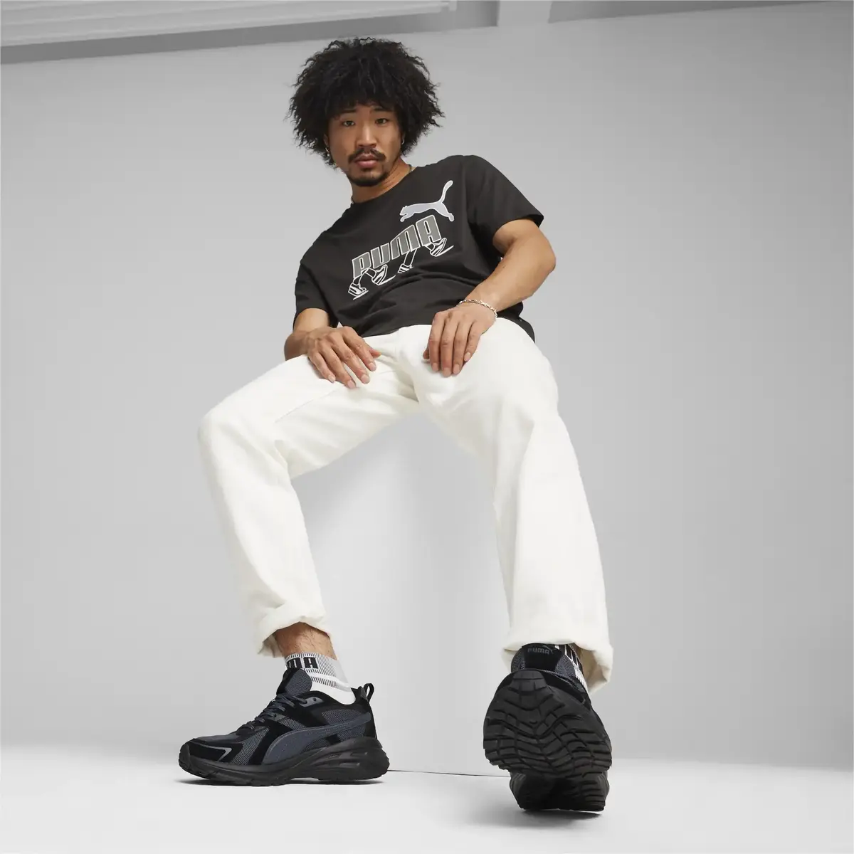 Puma Hypnotic LS Siyah Erkek Günlük Spor Ayakkabı