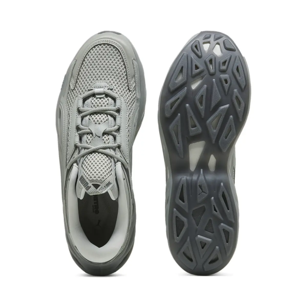 Puma Exotek Nitro Base Gri Unisex Günlük Spor Ayakkabı