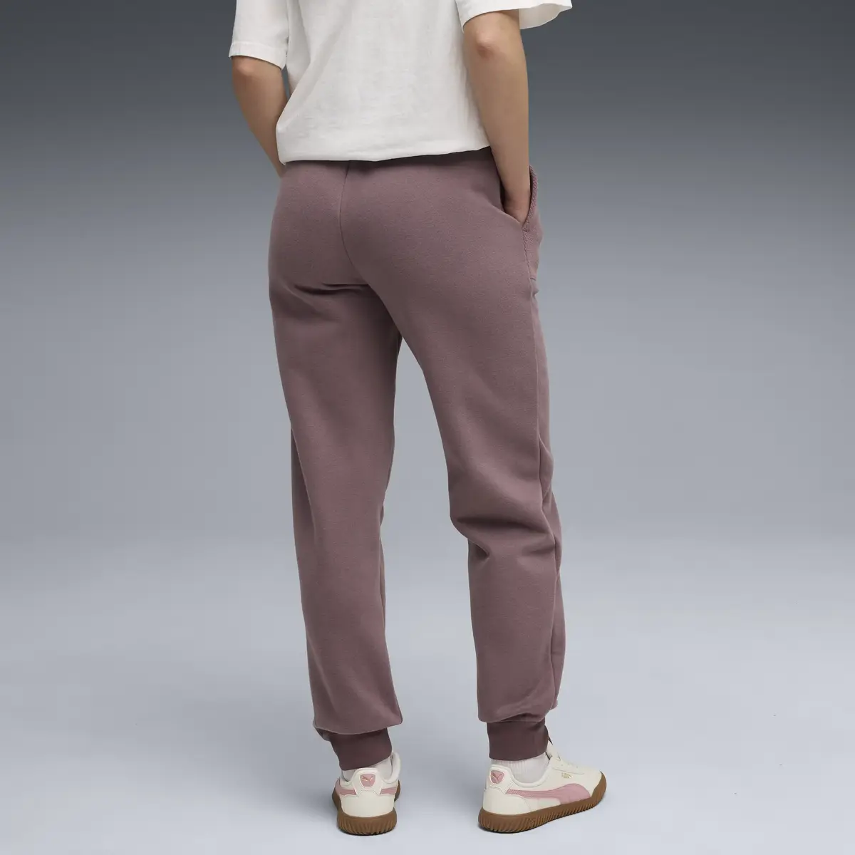 PUMA HER High-Waist Sweatpants Kadın Mor Eşofman Alt