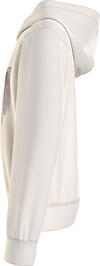 Calvin Klein PLACED BRUSHSTROKES Erkek Krem Hoodie