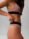 Calvin Klein THONG Pembe CK Logolu Tanga