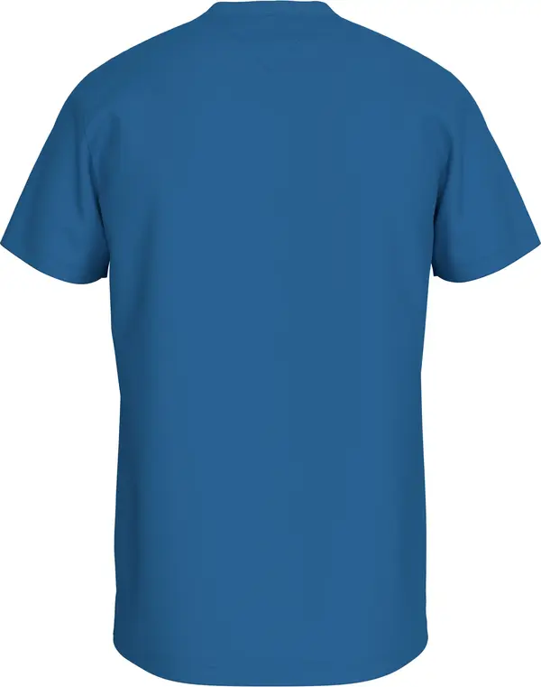 Tommy Hilfiger TJM SLIM RIB DETAIL Erkek Mavi T-Shirt