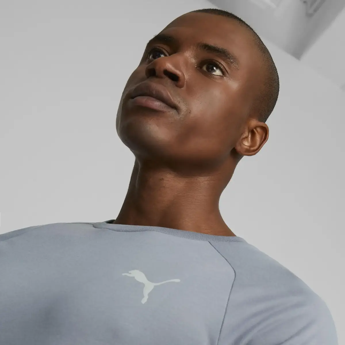 Puma EVOSTRIPE Tee Tile Gray Tile Erkek/Unisex T-Shirt