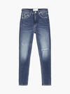 Calvin Klein HIGH RISE SUPER SKIN Kadın Mavi Kot Pantolon