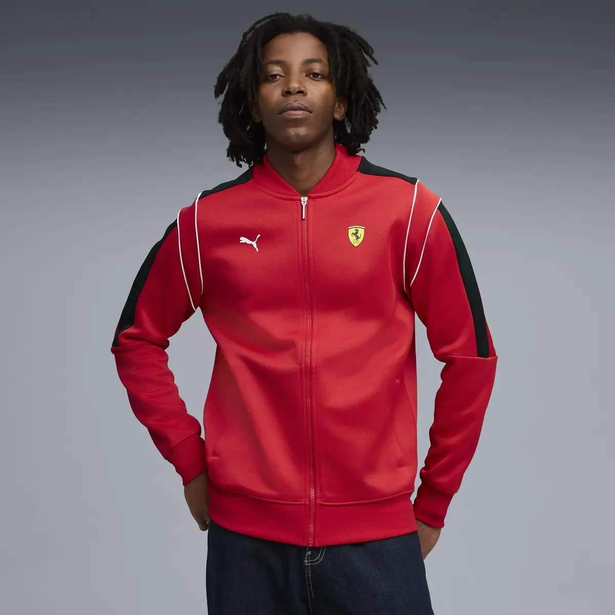 Puma Ferrari MT7 Track Jacket Kırmızı Erkek Ceket