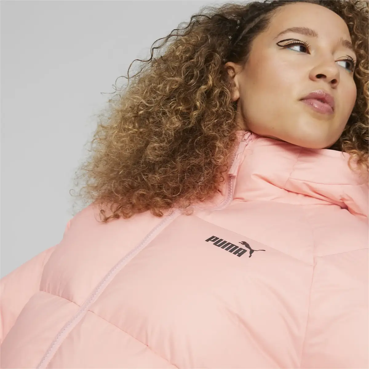 Puma Hooded Ultra Down Puffer Pembe Kadın Şişme Mont