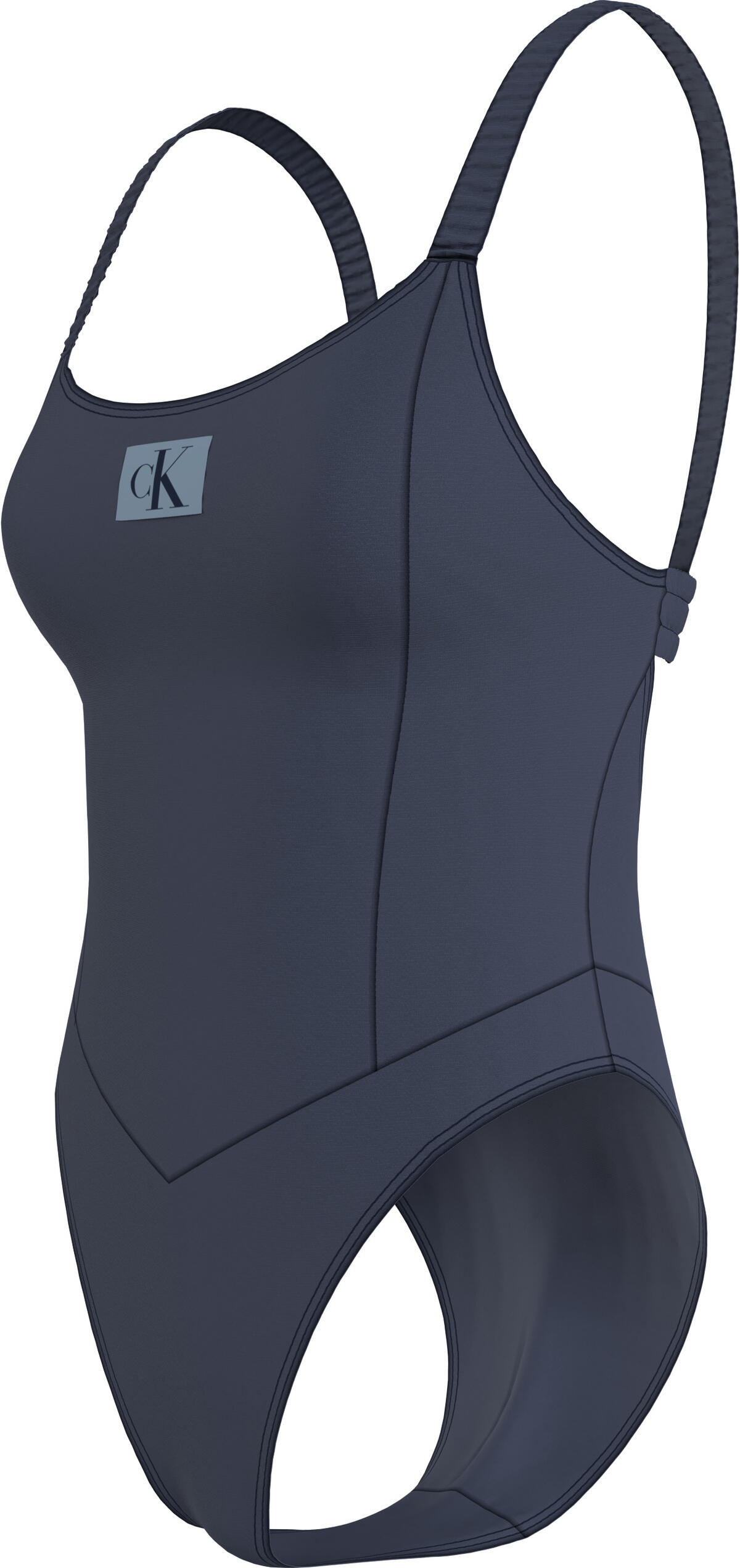 Calvin Klein ONE PIECE Kadın Mavi Mayo