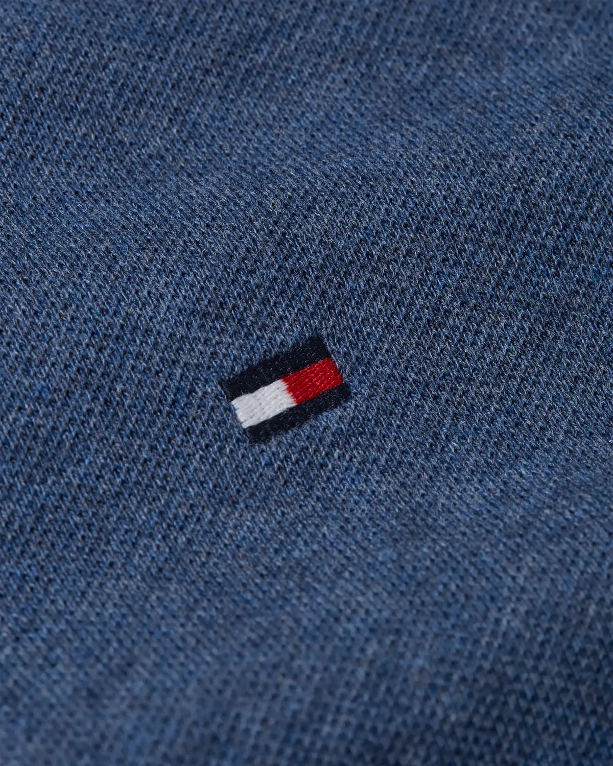 Tommy Hilfiger FLAG CUFF SLIM POLO, DV1 Mavi Erkek T-Shirt & Polo